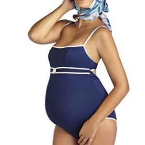 Pez D’or Maternity One Piece Navy Swimsuit *HP!*